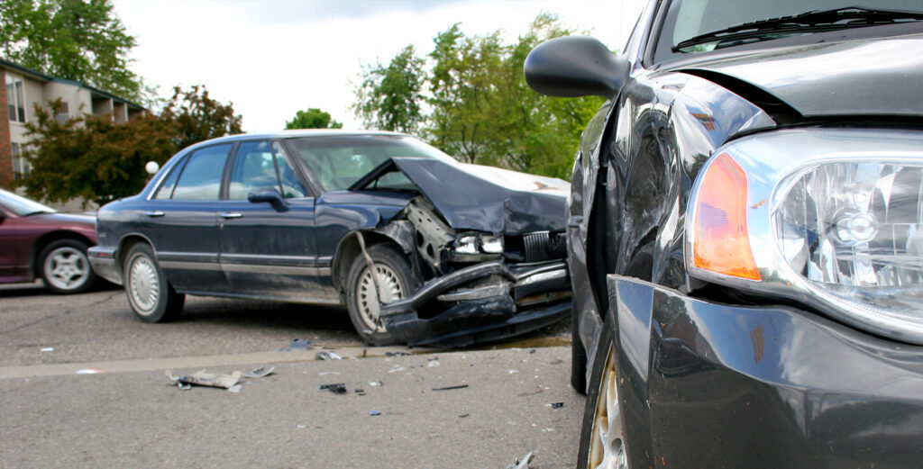 Causes of Multiple-Vehicle Crashes and Recovering Compensation
