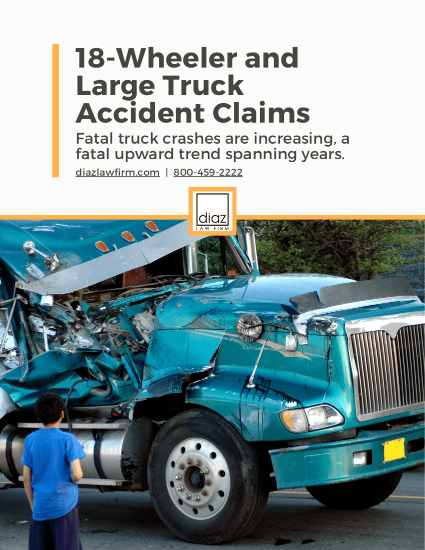 18-Wheeler and Large Truck Accident Claims