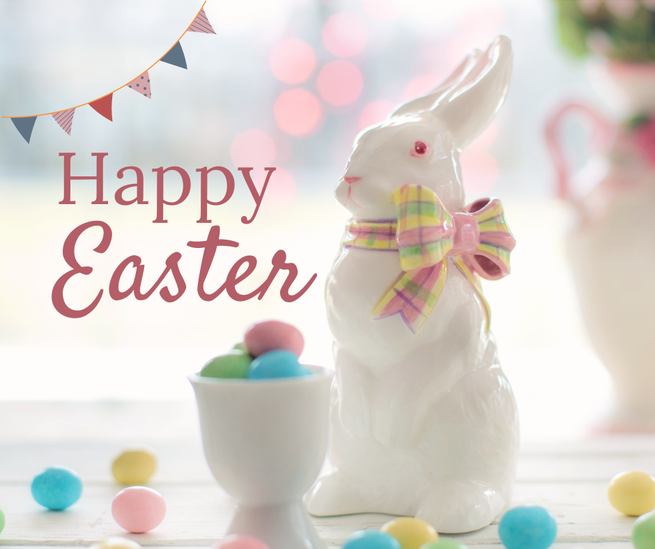 We wish a happy and safe Easter to all our family, friends, and clients!